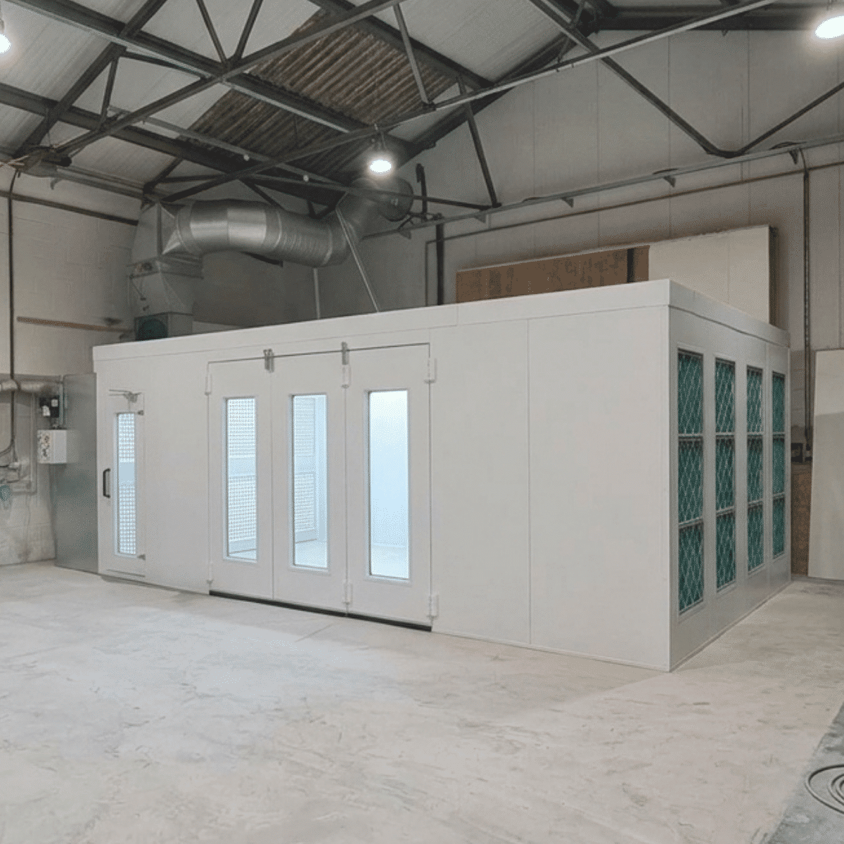 Dry Filter Spray Room - 1 Dry Filter Spray Room