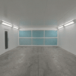 Dry Filter Spray Room - internal