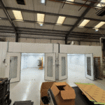 Paint Drying Room connected to spray rooms