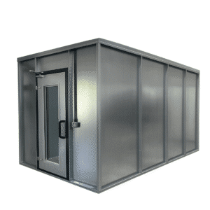 Paint Mixing Room exterior image - galvanised steel
