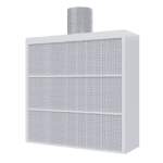 Insulated Dry Filter Spray Booth 3m wide - No canopy