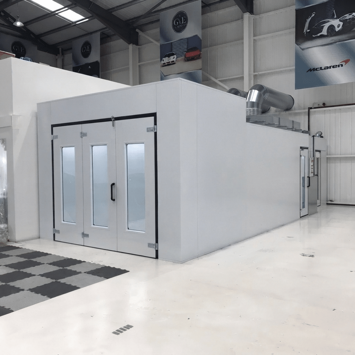 Heated Car Spray Booth - 1 Heated Car Spray Booth