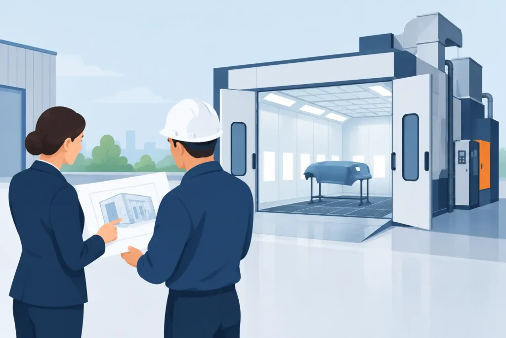 Choosing a Spray Booth Manufacturer for Your Site