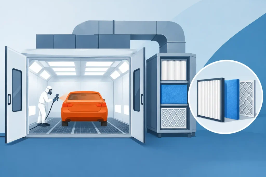 Choosing Spray Booth Filtration Systems