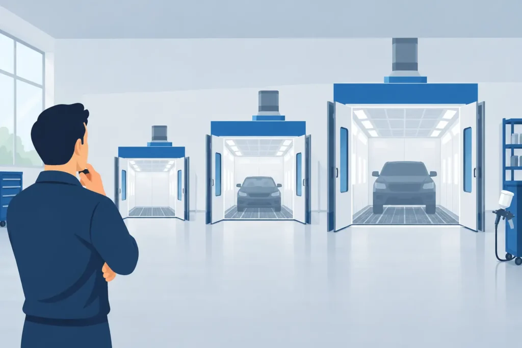 How to Choose Spray Booth Size for Your Workshop