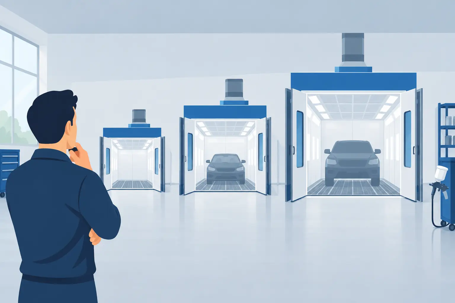 How to Choose Spray Booth Size for Your Workshop